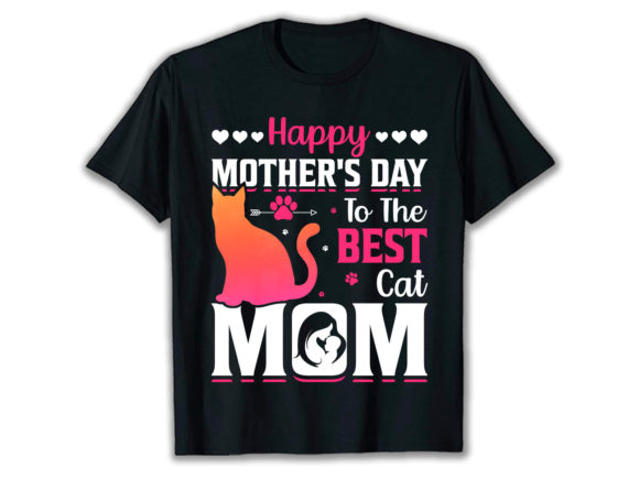 Best Cat Mom Graphics for Print Templates
