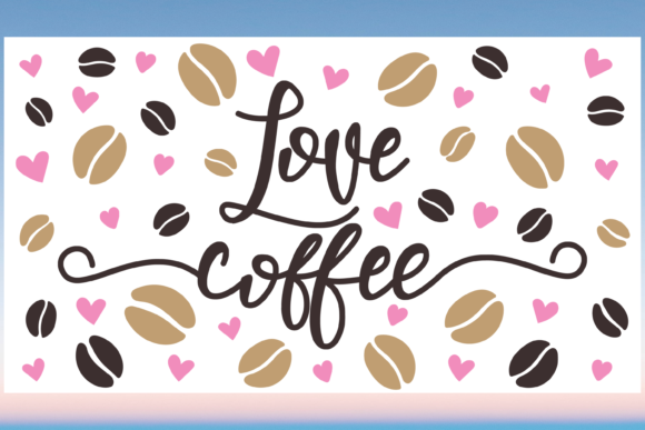 Love Coffee 20oz Libbey Glass Wrap Graphics Review