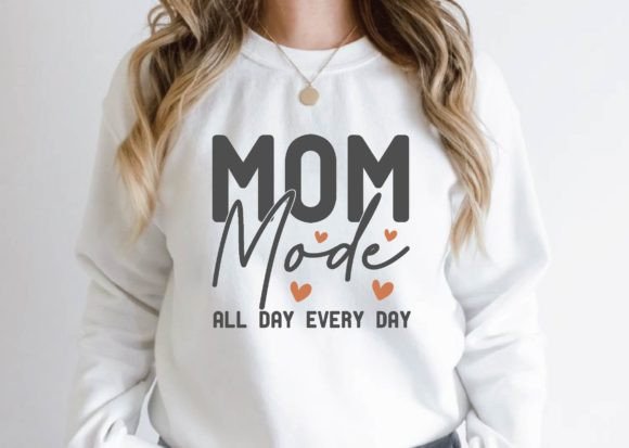 Mom Made All Day Everyday Graphics & T-Shirt Designs