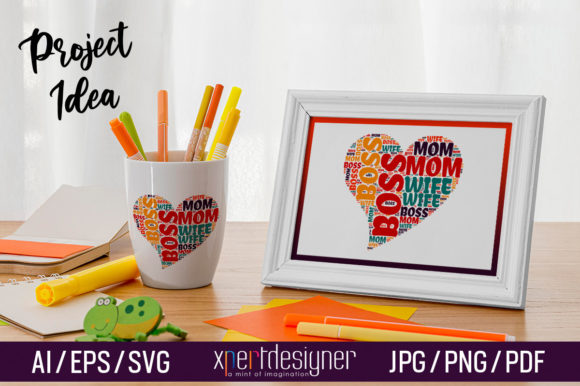 Mother s Day Vector Lettering Vol - 04 Graphics