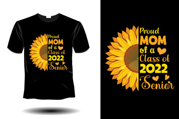 Proud Mom Sunflower Graphics & Print Templates